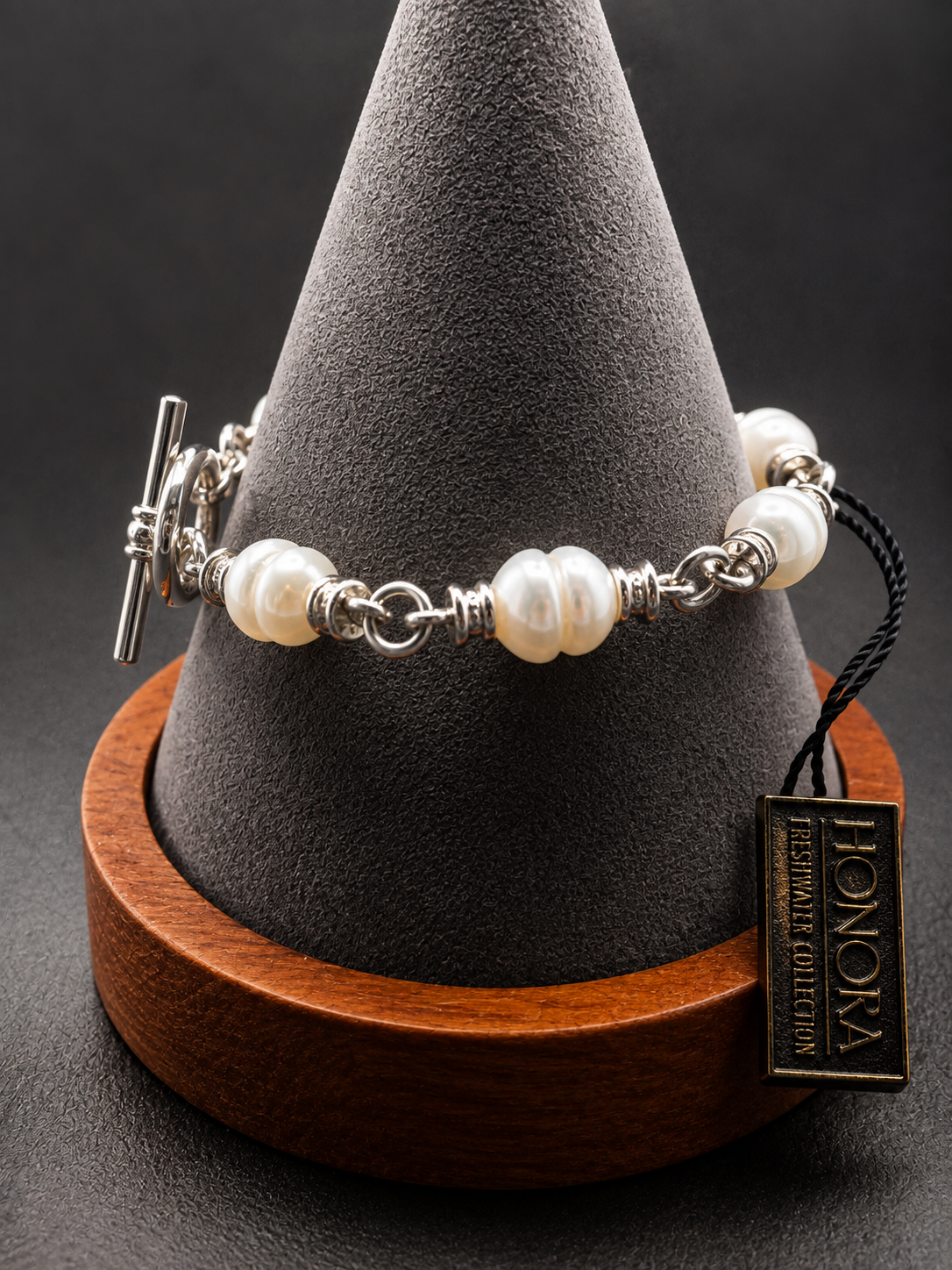 HONORA Freshwater Collection Pearl Necklace & Bracelet Set – Ivory Pearls
