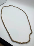 Vintage Sarah Coventry Gold Tone Rope Chain Necklace, 22", Signed
