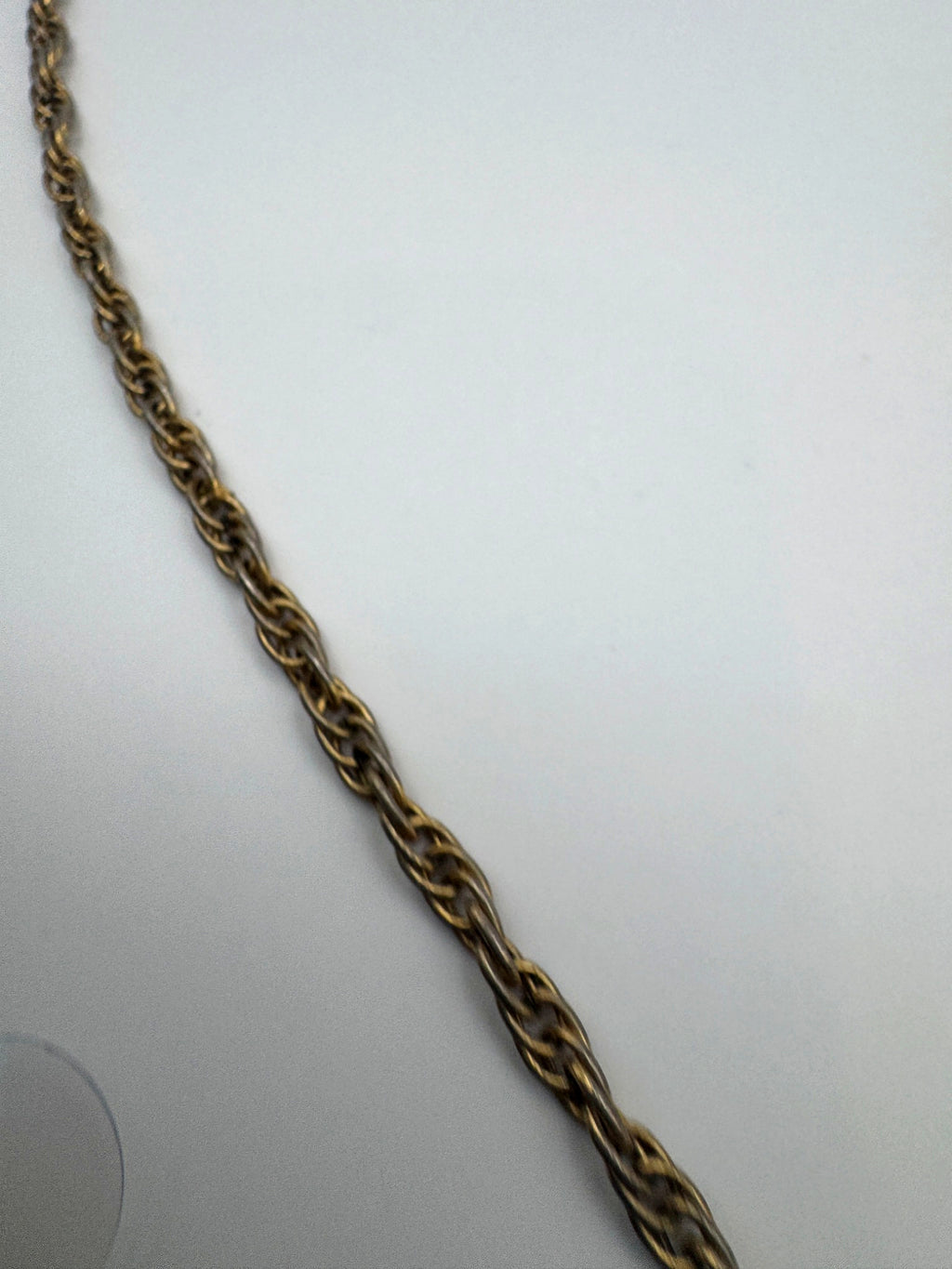 Vintage Sarah Coventry Gold Tone Rope Chain Necklace, 22", Signed