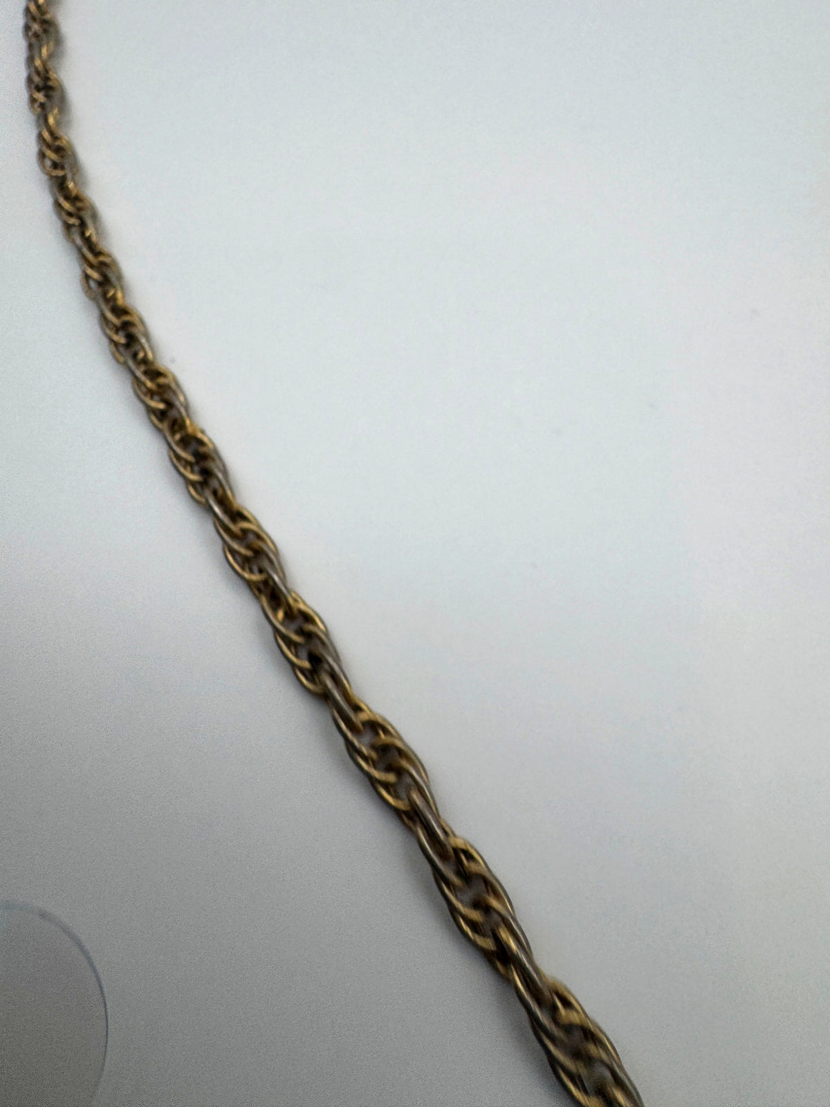 Vintage Sarah Coventry Gold Tone Rope Chain Necklace, 22", Signed