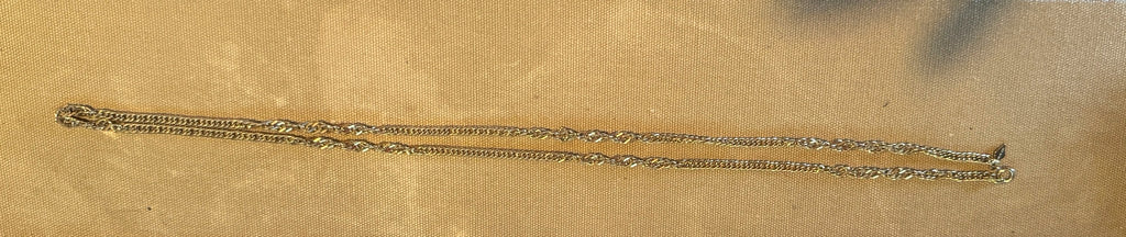Vintage Sarah Coventry Gold Tone Rope Chain Necklace, 30", Signed
