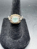 Le Vian 14K Gold Chocolate Diamond &amp; Aquamarine Ring