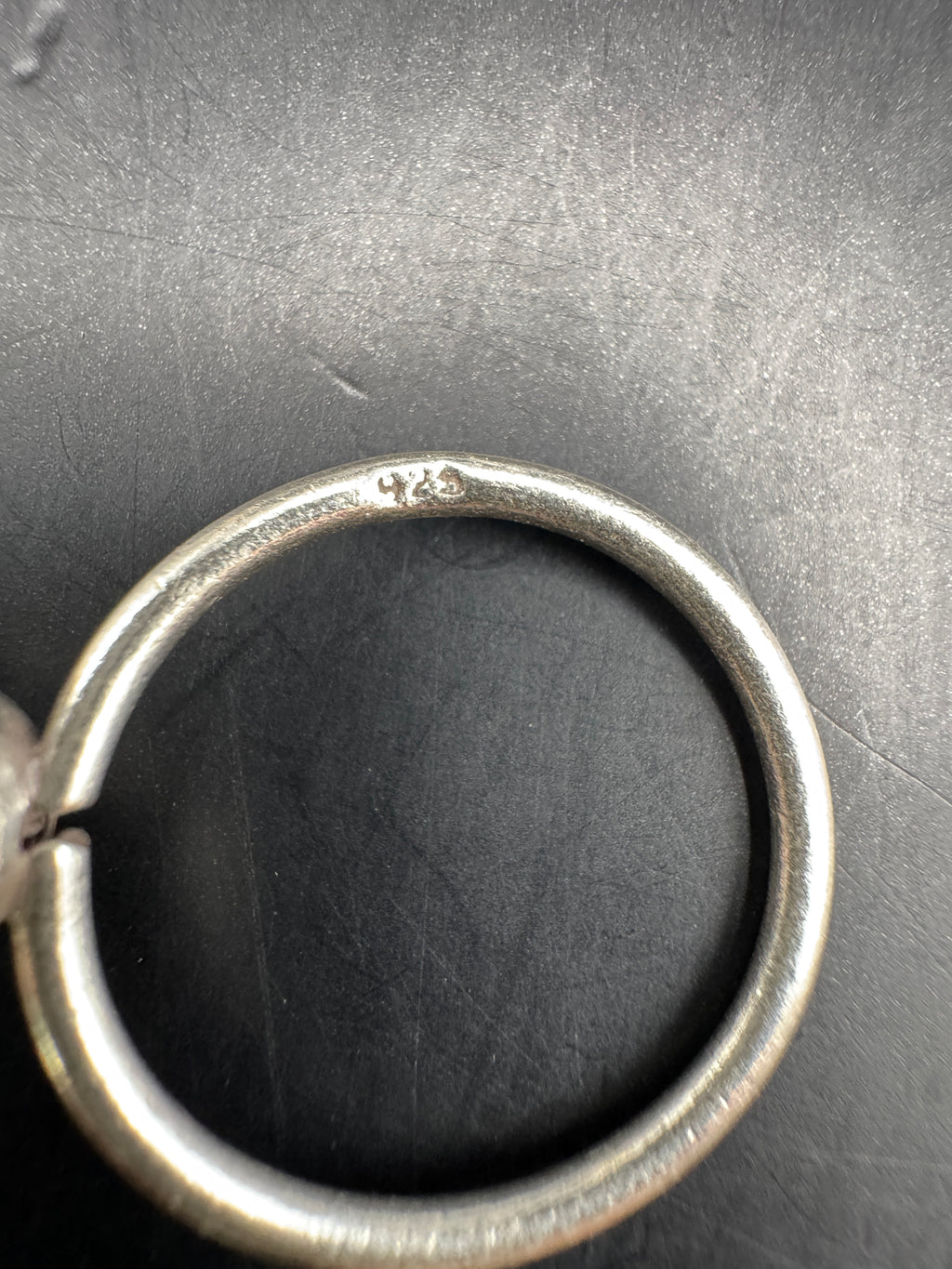 Vintage Sterling Silver Rose Flower Ring, 925, Size 7
