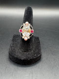 Swarovski ring size 6, front view