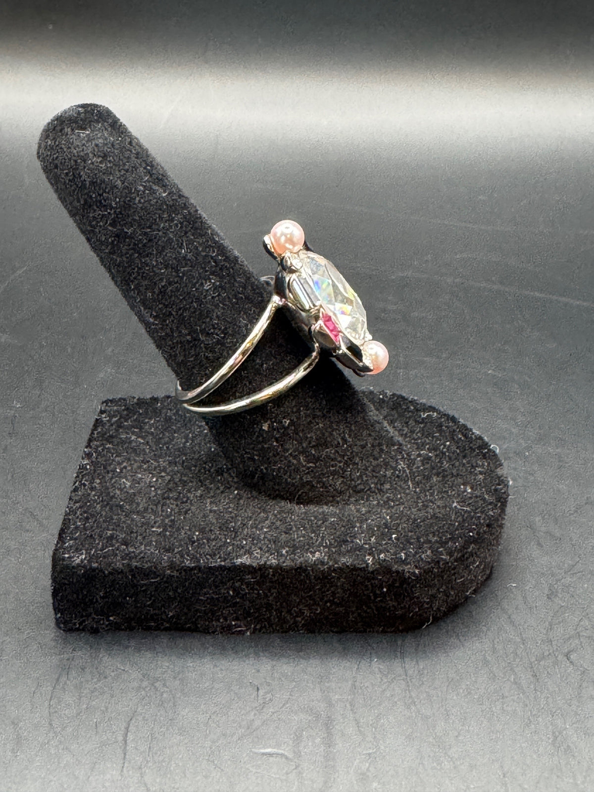 Swarovski ring size 6, side view