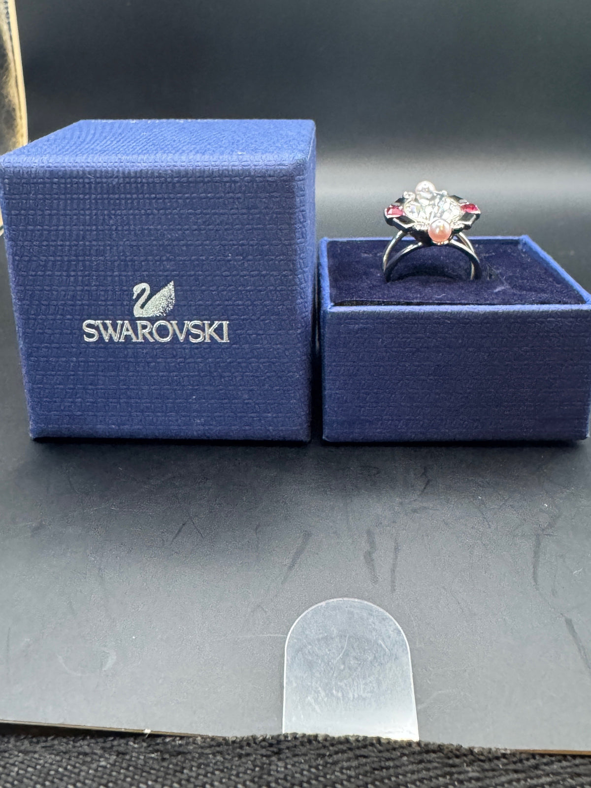 Swarovski ring size 6, presentation box